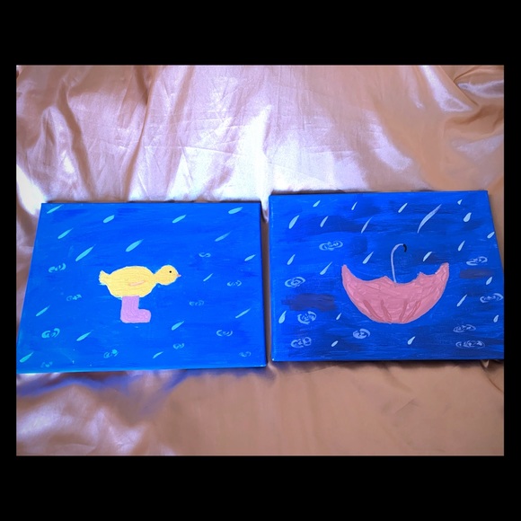 Hand painted canvas - Picture 1 of 3